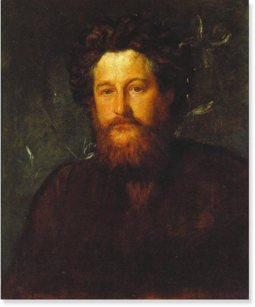 William Morris, portrait by G.F. Watts, 1870