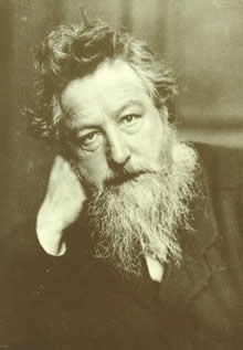 William Morris, from a photograph made about the year 1887